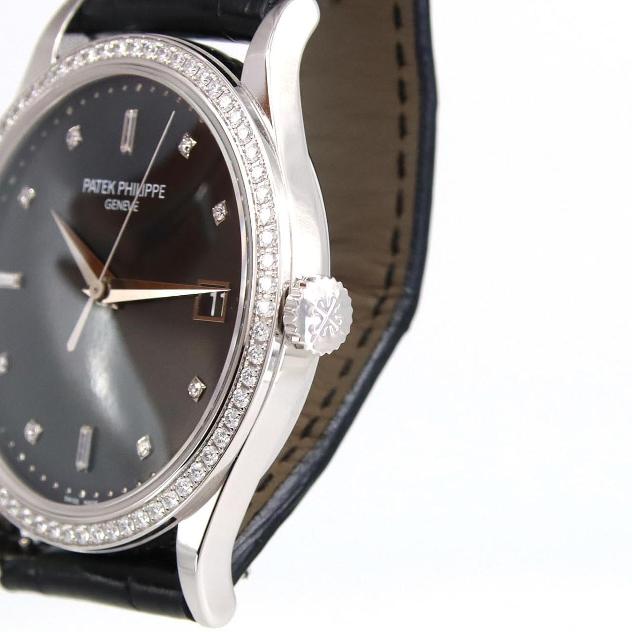 パテック･フィリップ カラトラバ WG/D･8P&3バゲットD 5297G-001 WG 自動巻