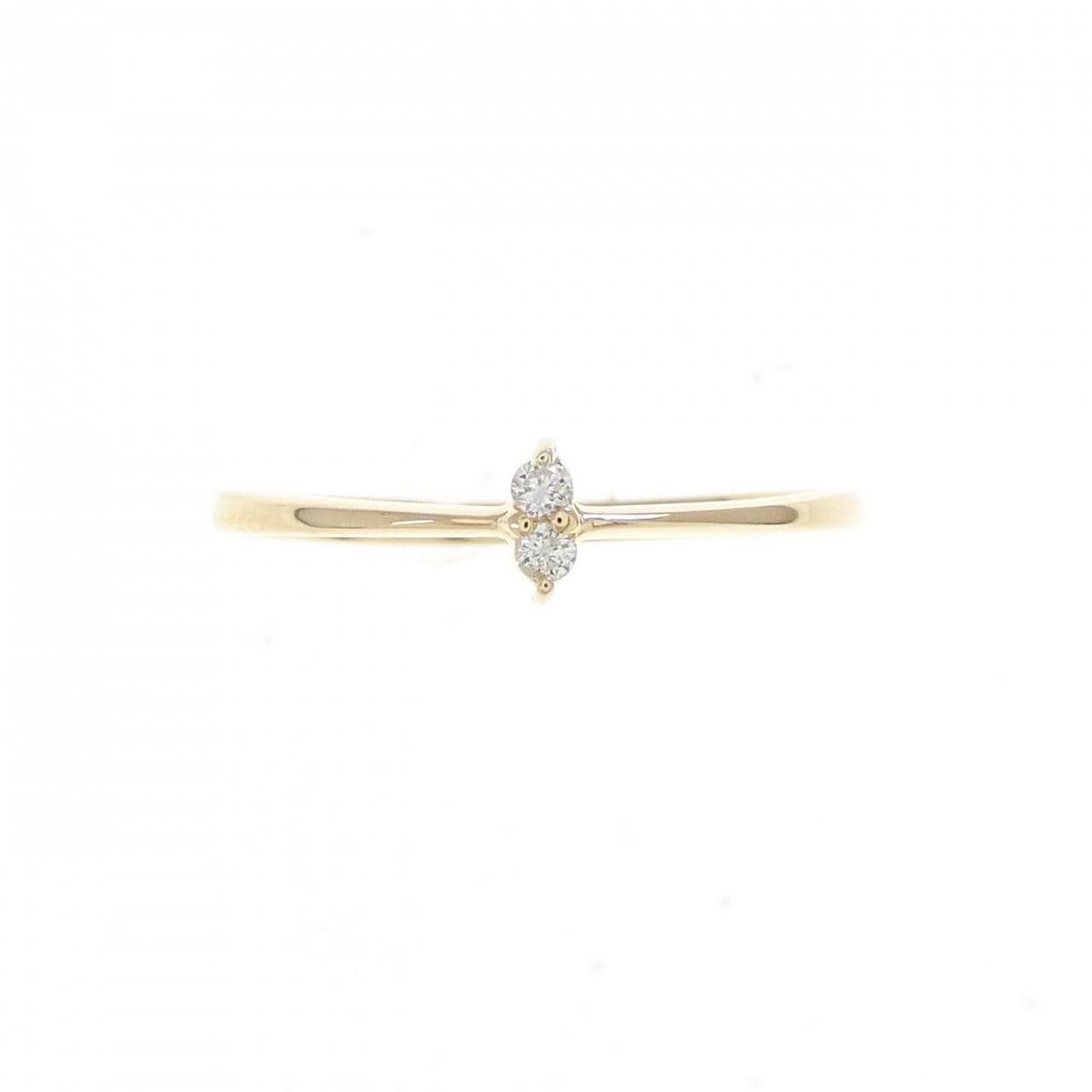 K18YG ダイヤモンド リング 0.03CT