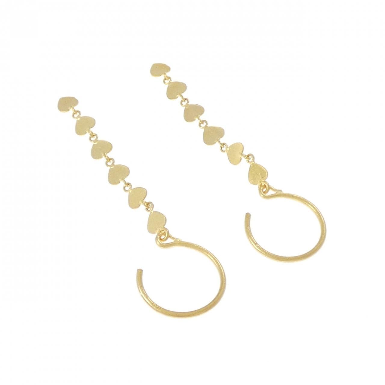 マリエレーヌ･ドゥ･タイヤック ハート パイエット ピアス