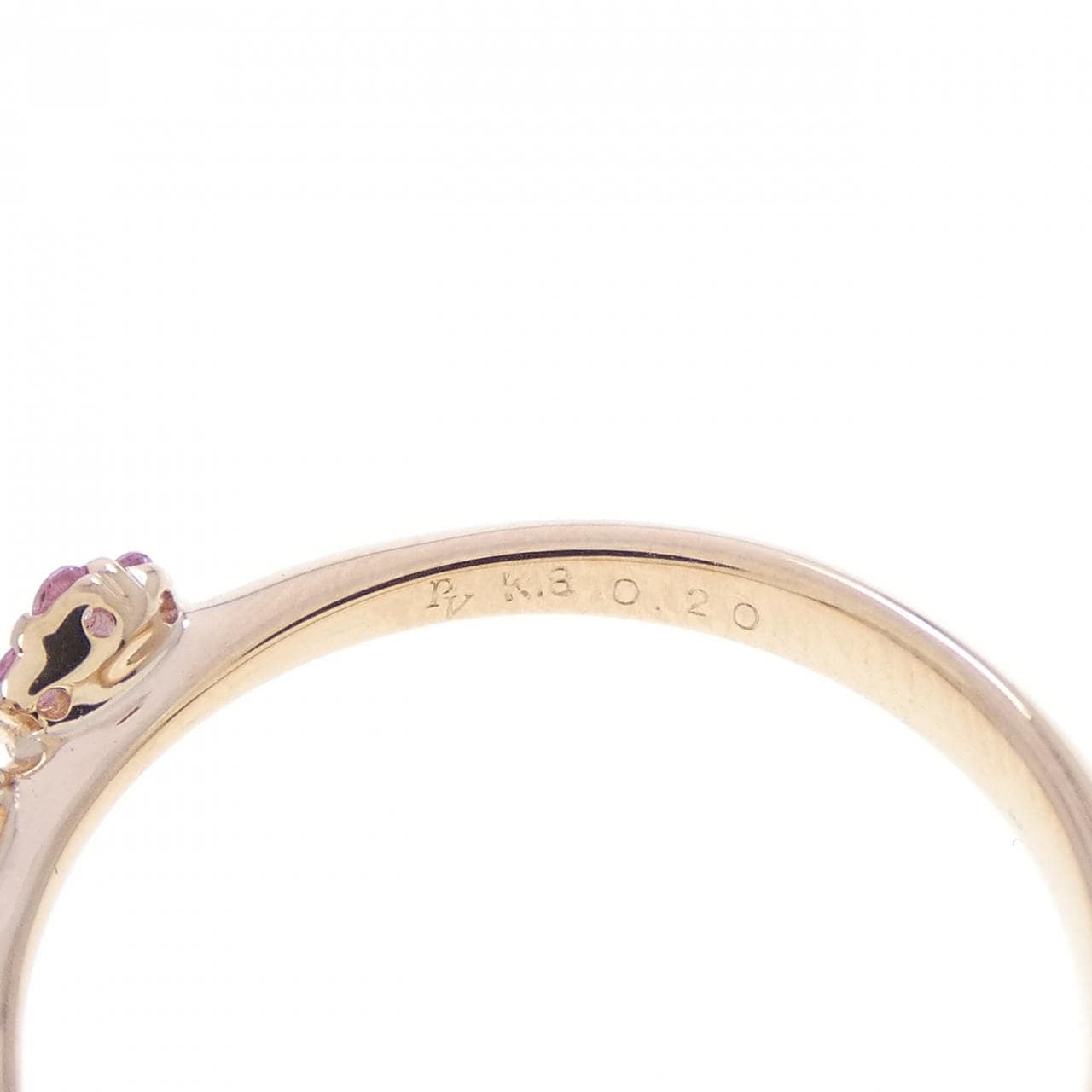 ポンテヴェキオ フラワー リング 0.28CT