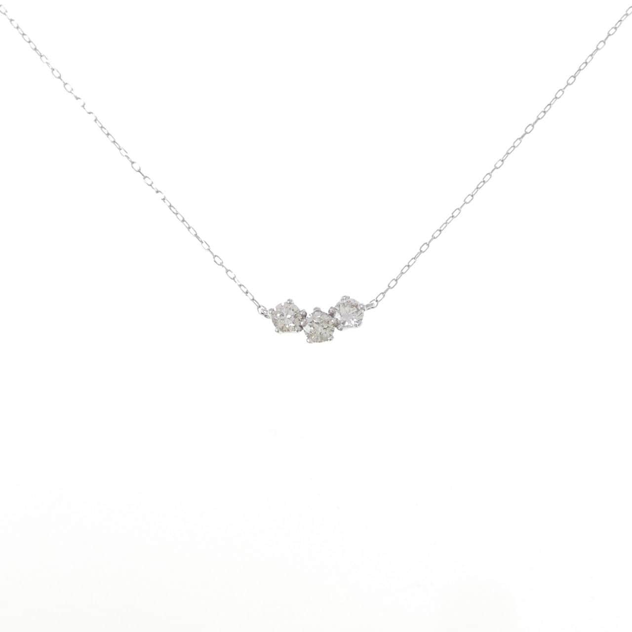 PT950/PT900 ダイヤモンド ネックレス 0.20CT