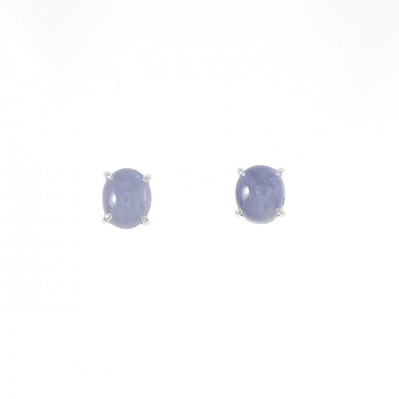 PT900 スターサファイヤ ピアス 2.72CT