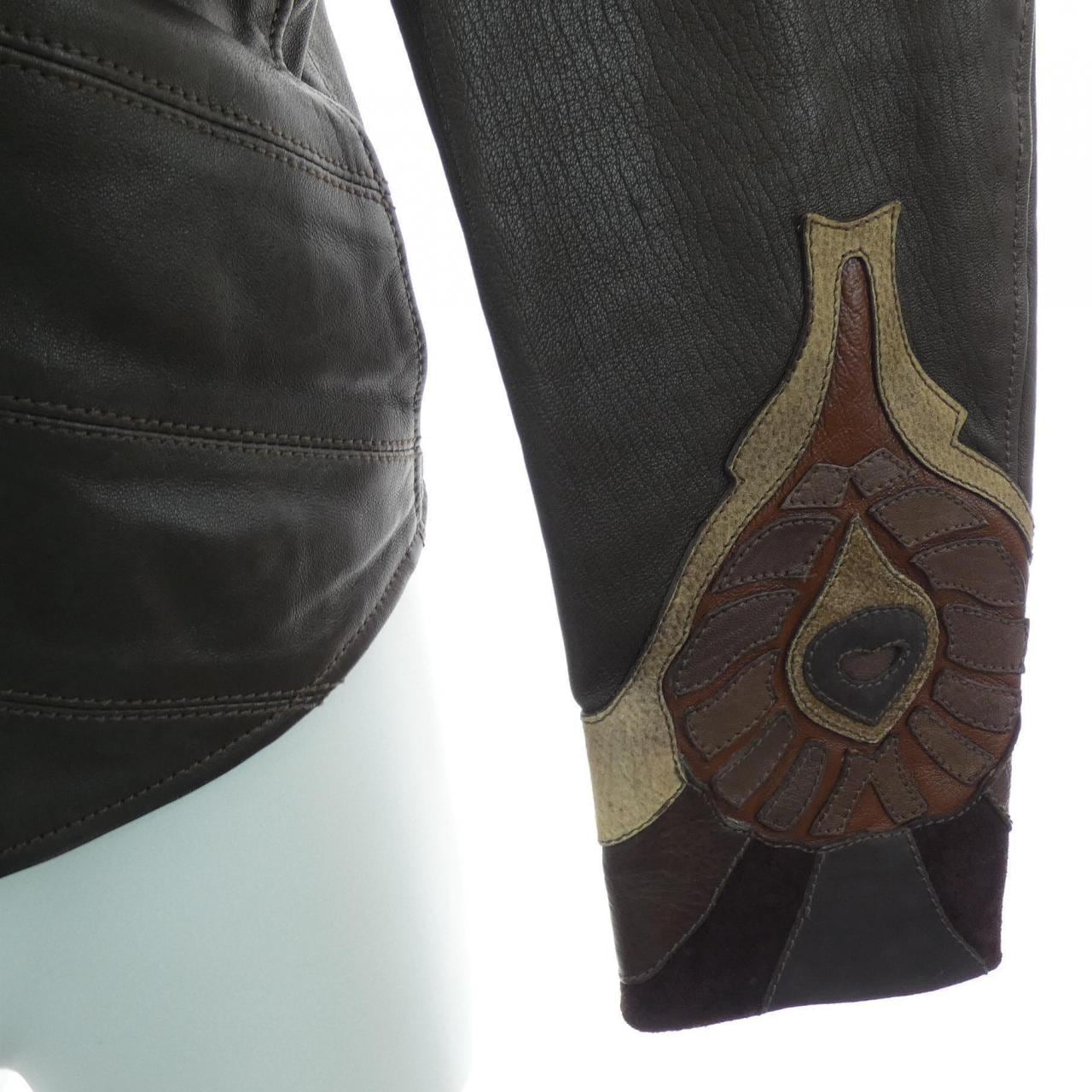 【ヴィンテージ】グッチ GUCCI 125226.XM117 レザージャケット