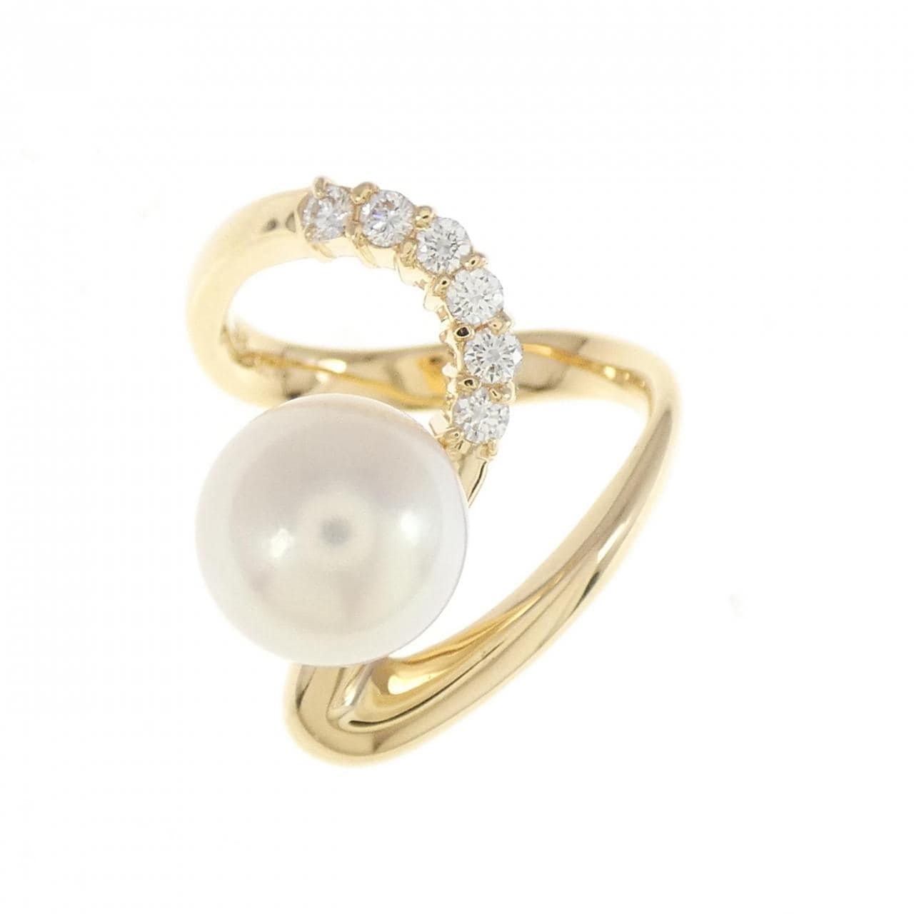 K18YG Akoya pearl ring 8.7mm