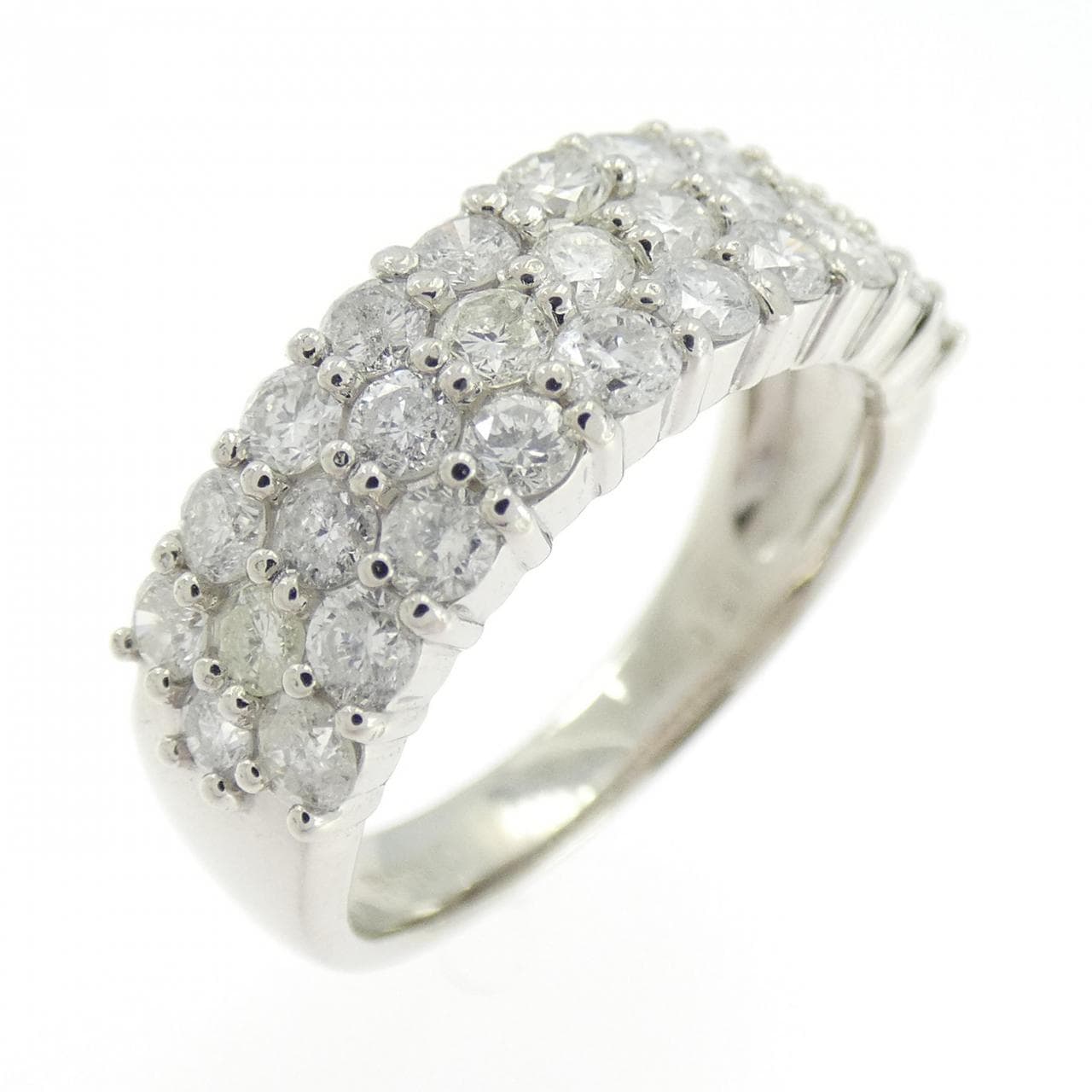 PT1000 パヴェ ダイヤモンド リング 1.50CT