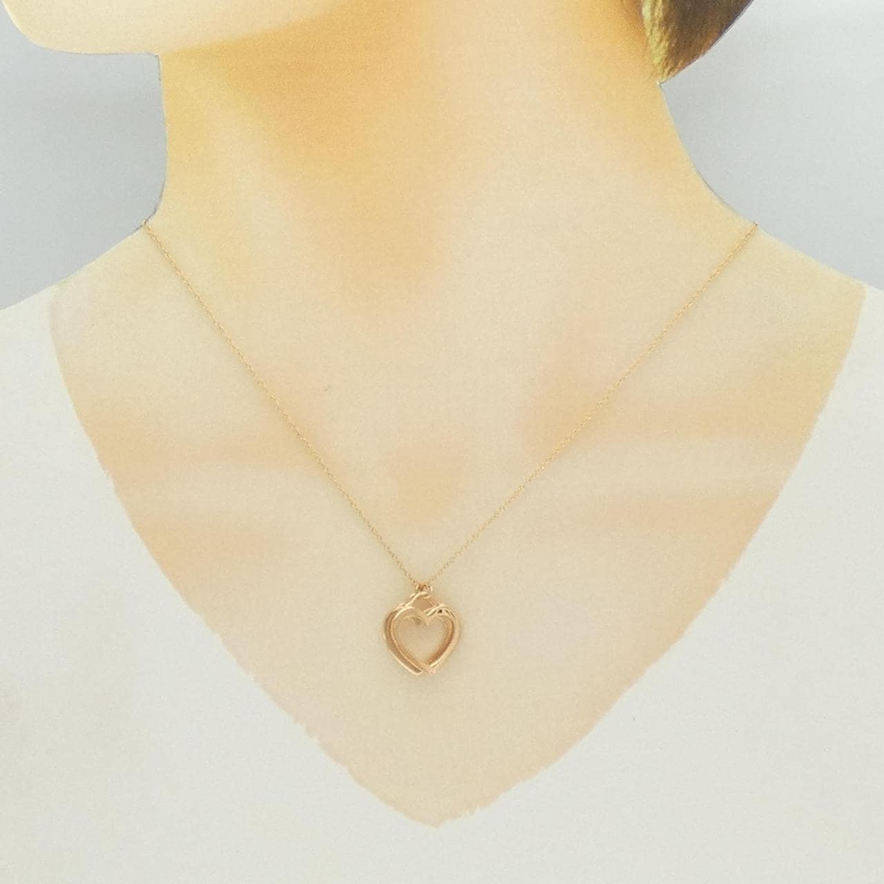 ティファニー センチメンタルダブルハート ネックレス