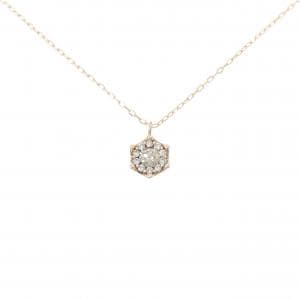 K18PG ダイヤモンド ネックレス 0.31CT