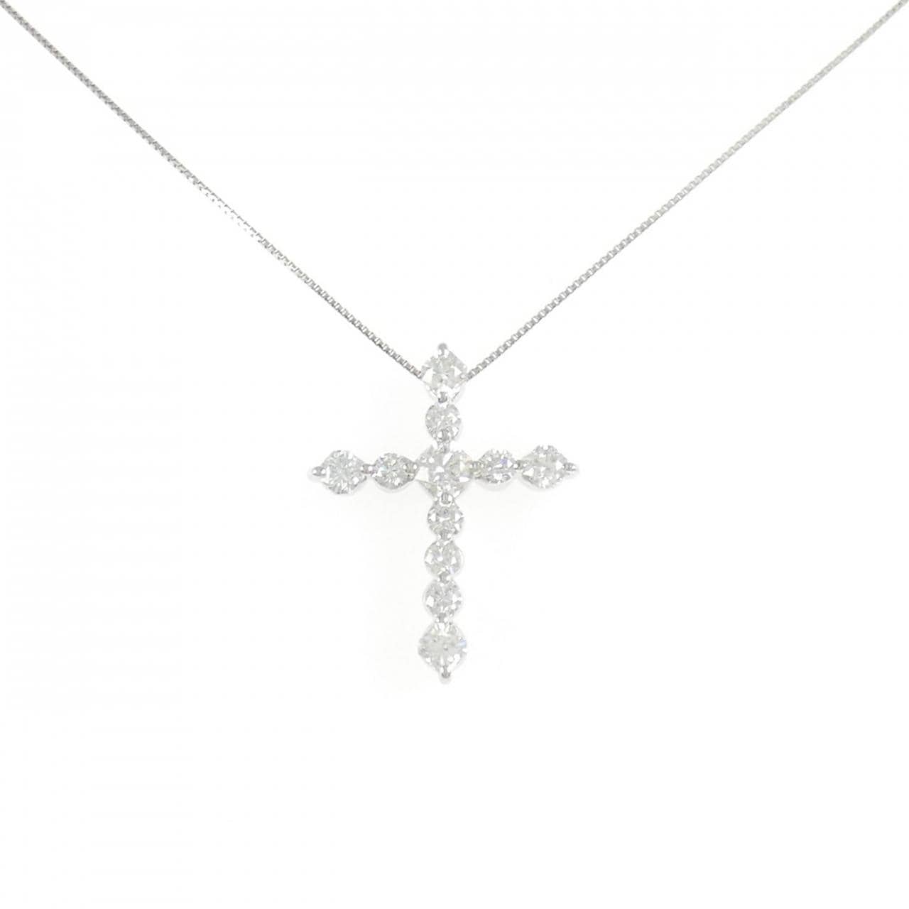 PT900/PT850 ダイヤモンド ネックレス 0.733CT
