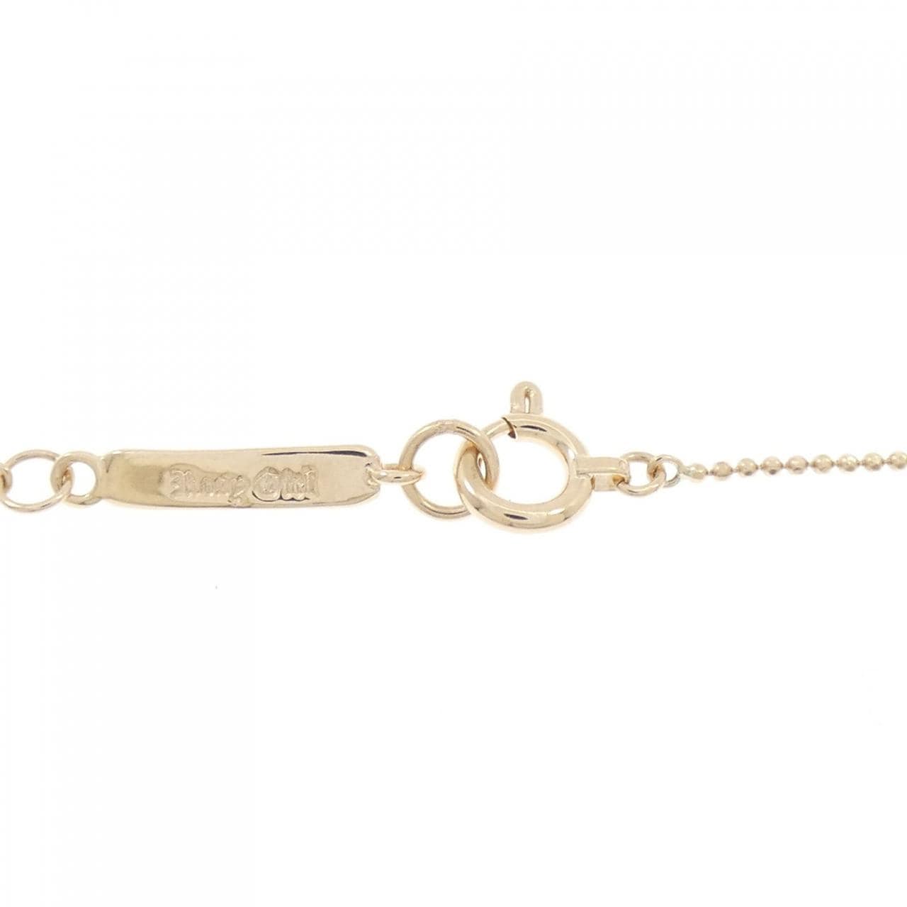 K10YG Heart Garnet Necklace