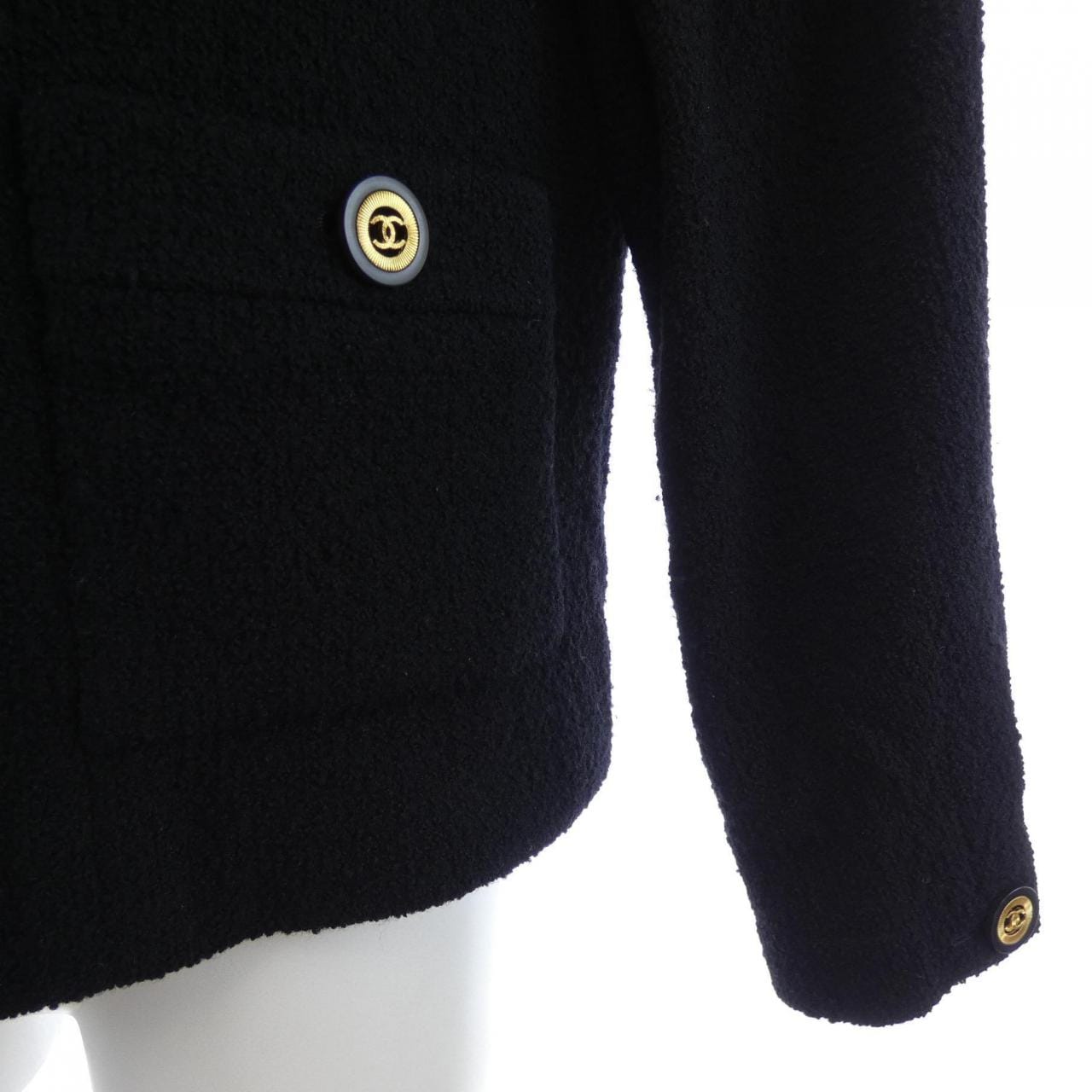【ヴィンテージ】シャネル CHANEL 20924 ノーカラージャケット