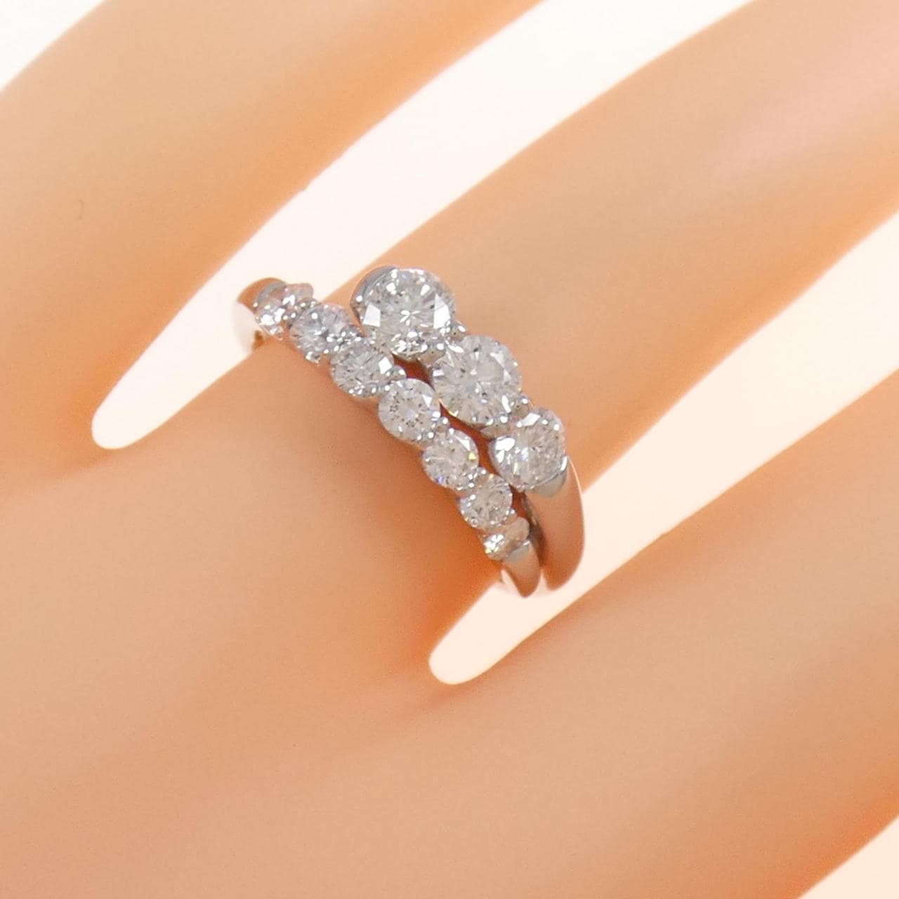 100％本物保証 PT ダイヤモンド リング 1.07CT | www.butiuae.com