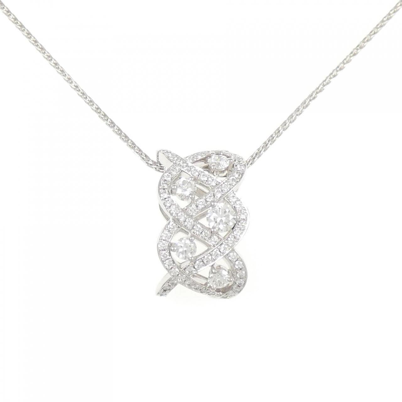 Sa Birth Woven Necklace 0.65CT