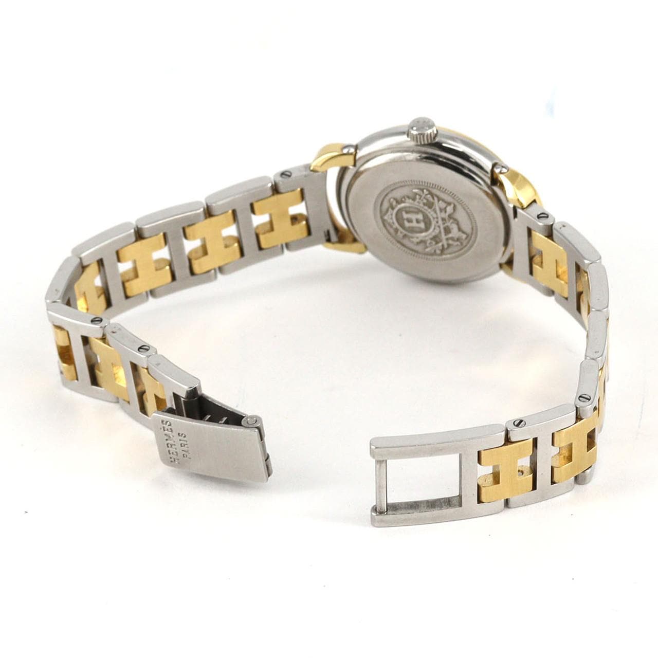 【ノーメンテナンス特価】エルメス プルマン コンビ PU2.240 SSxGP クォーツ