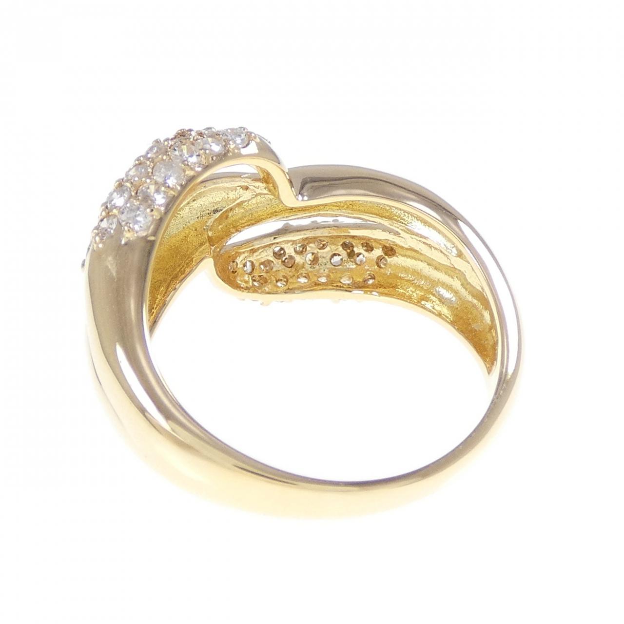 K18YG ダイヤモンド リング 0.50CT