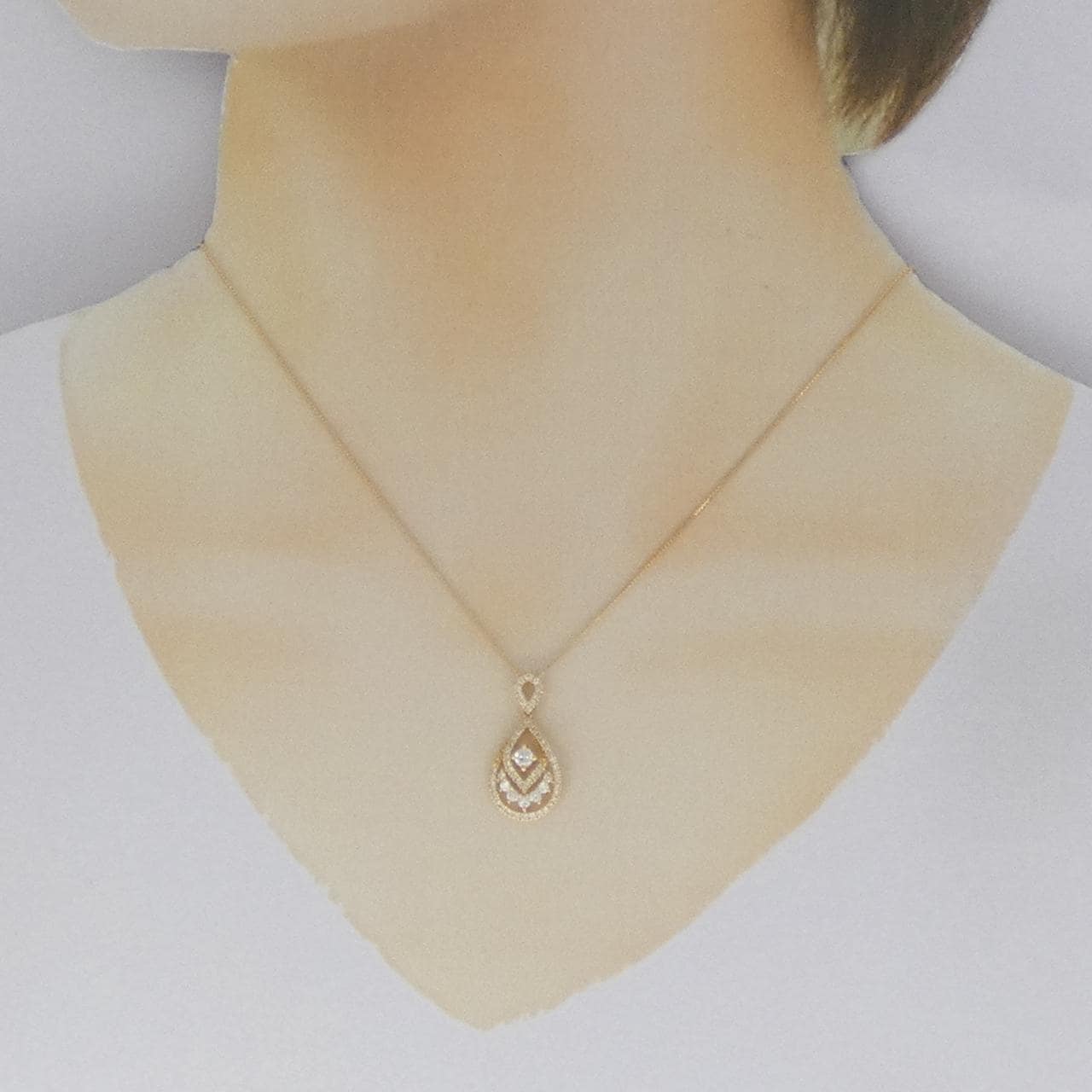 K18YG ダイヤモンド ネックレス 0.50CT