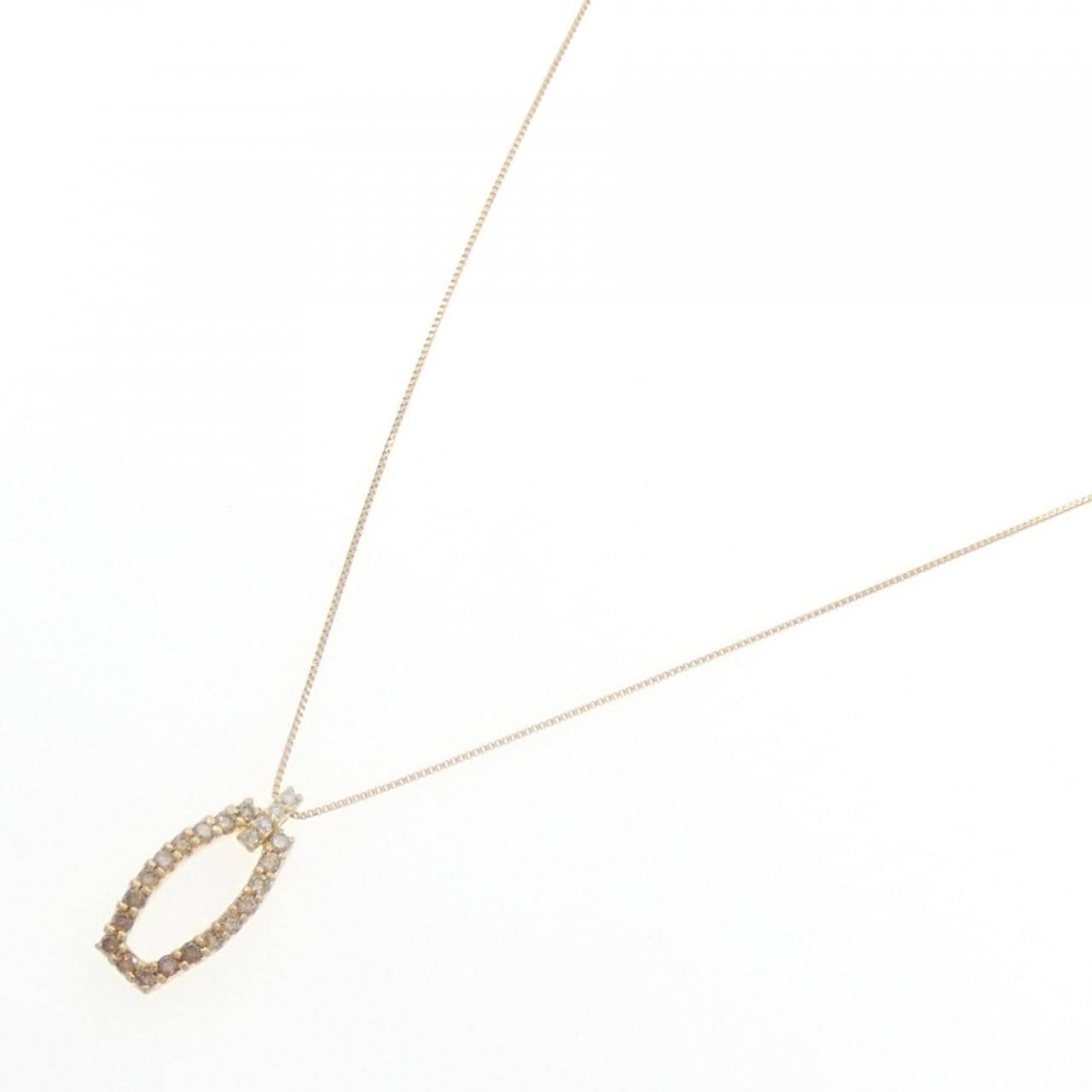 K18YG ダイヤモンド ネックレス 0.30CT