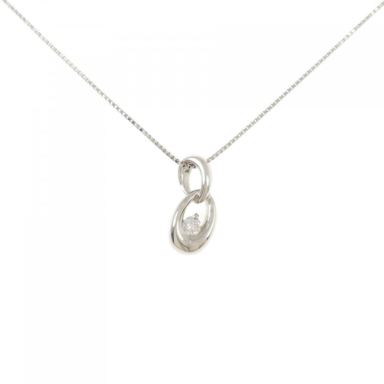 PT900/PT850 ダイヤモンド ネックレス 0.13CT