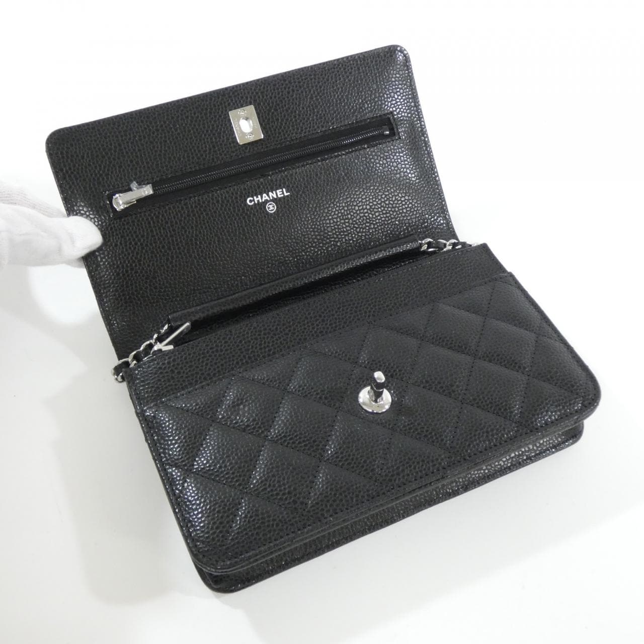 【未使用品】シャネル AP4241 チェーンウォレット