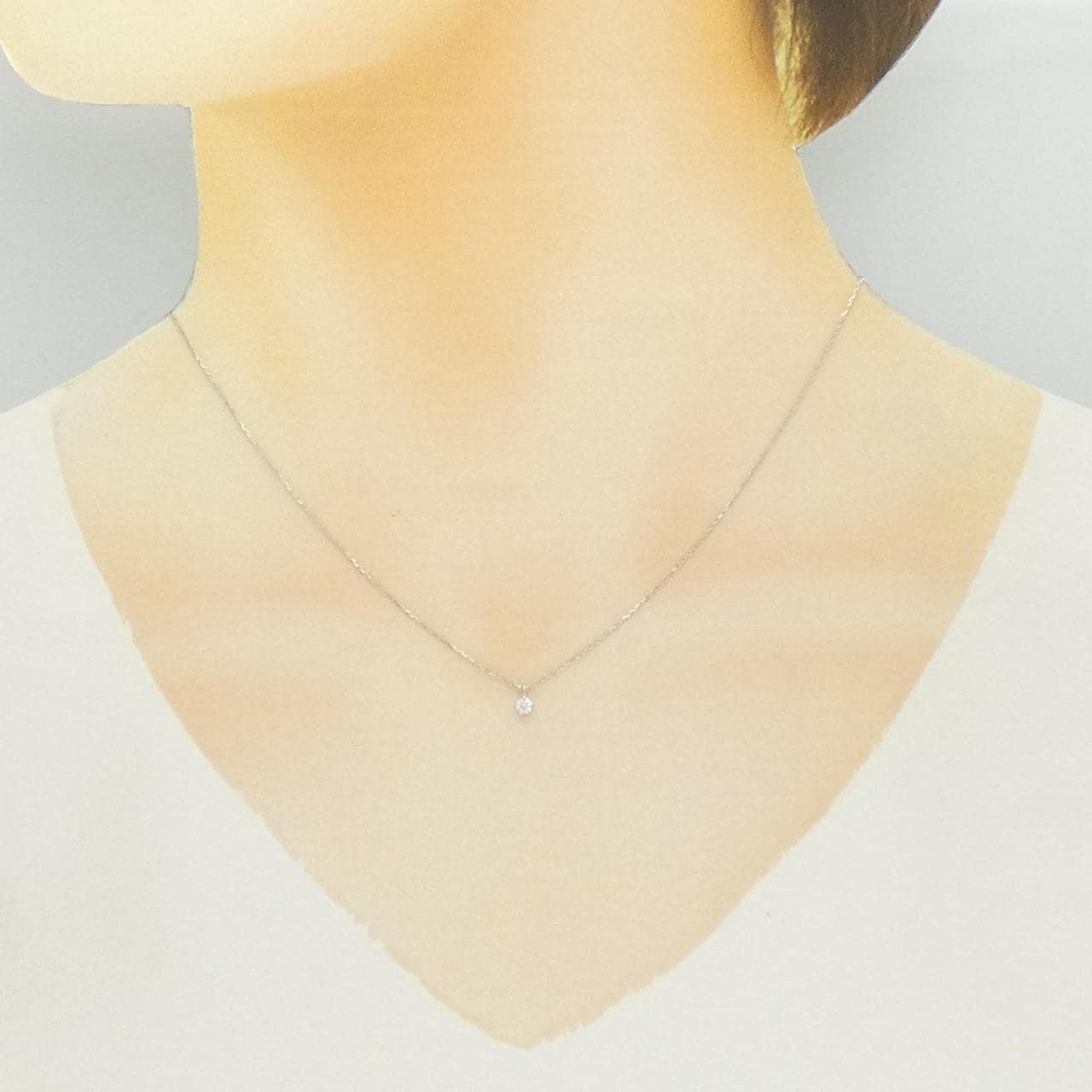 エテ ダイヤモンド ネックレス 0.06CT
