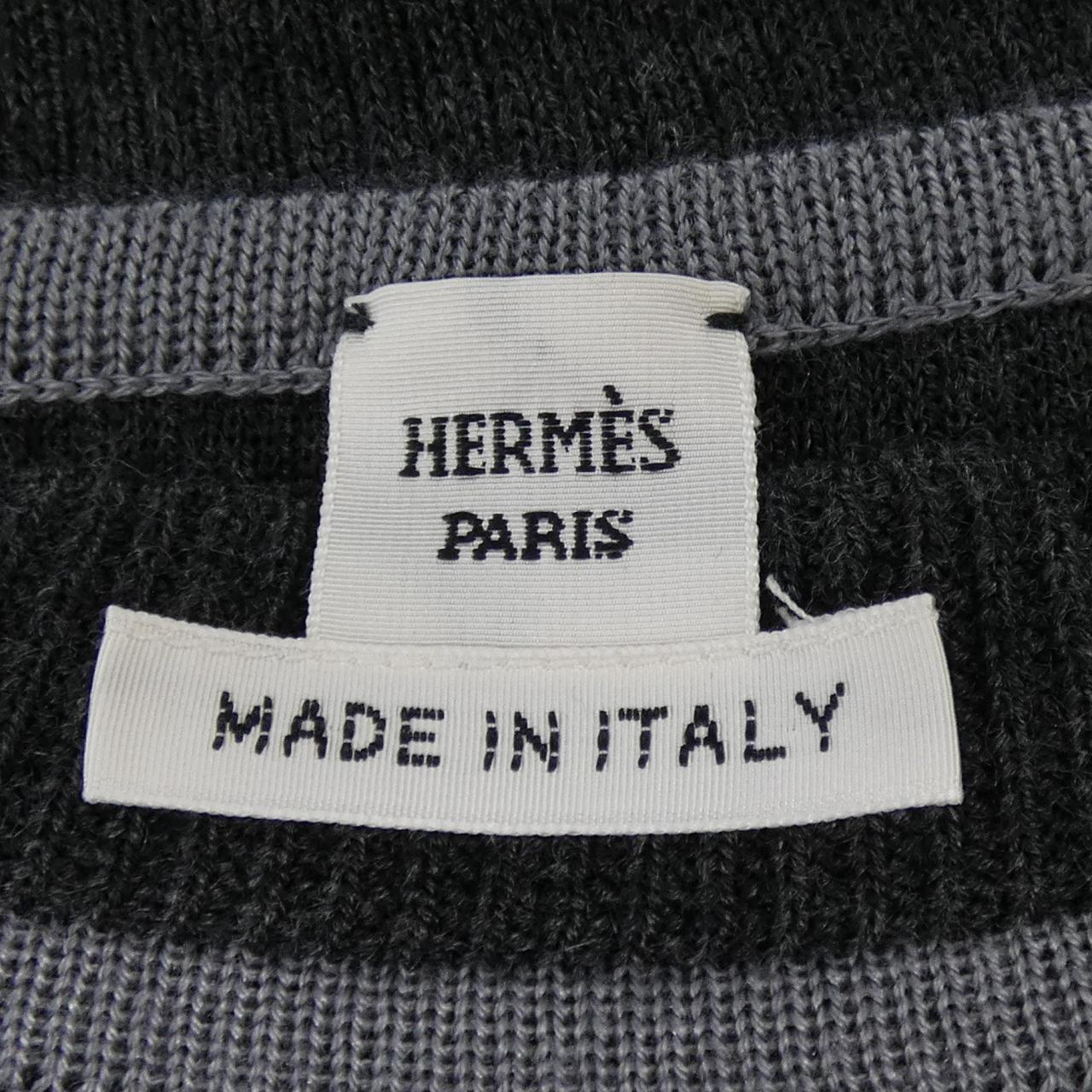 HERMES CLIL-CLAC A POIS *17-7754 斜纹布 Reine 连衣裙