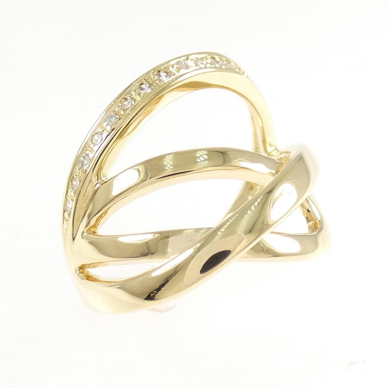 750YG ダイヤモンド リング 0.09CT