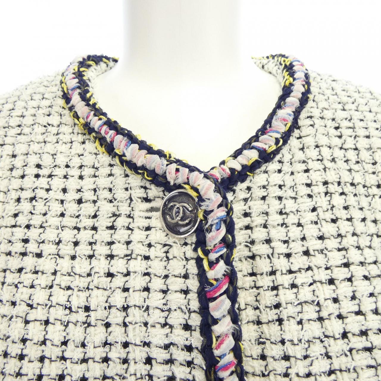 シャネル CHANEL ノーカラージャケット