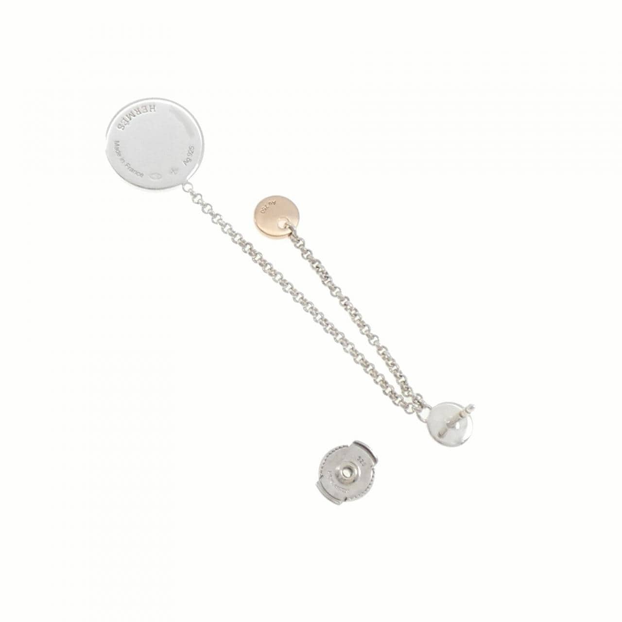 エルメス エクスリブリス PM ピアス 片耳