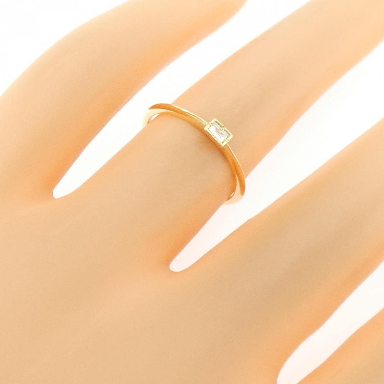 アーカー ヌーディバゲット リング 0.03CT