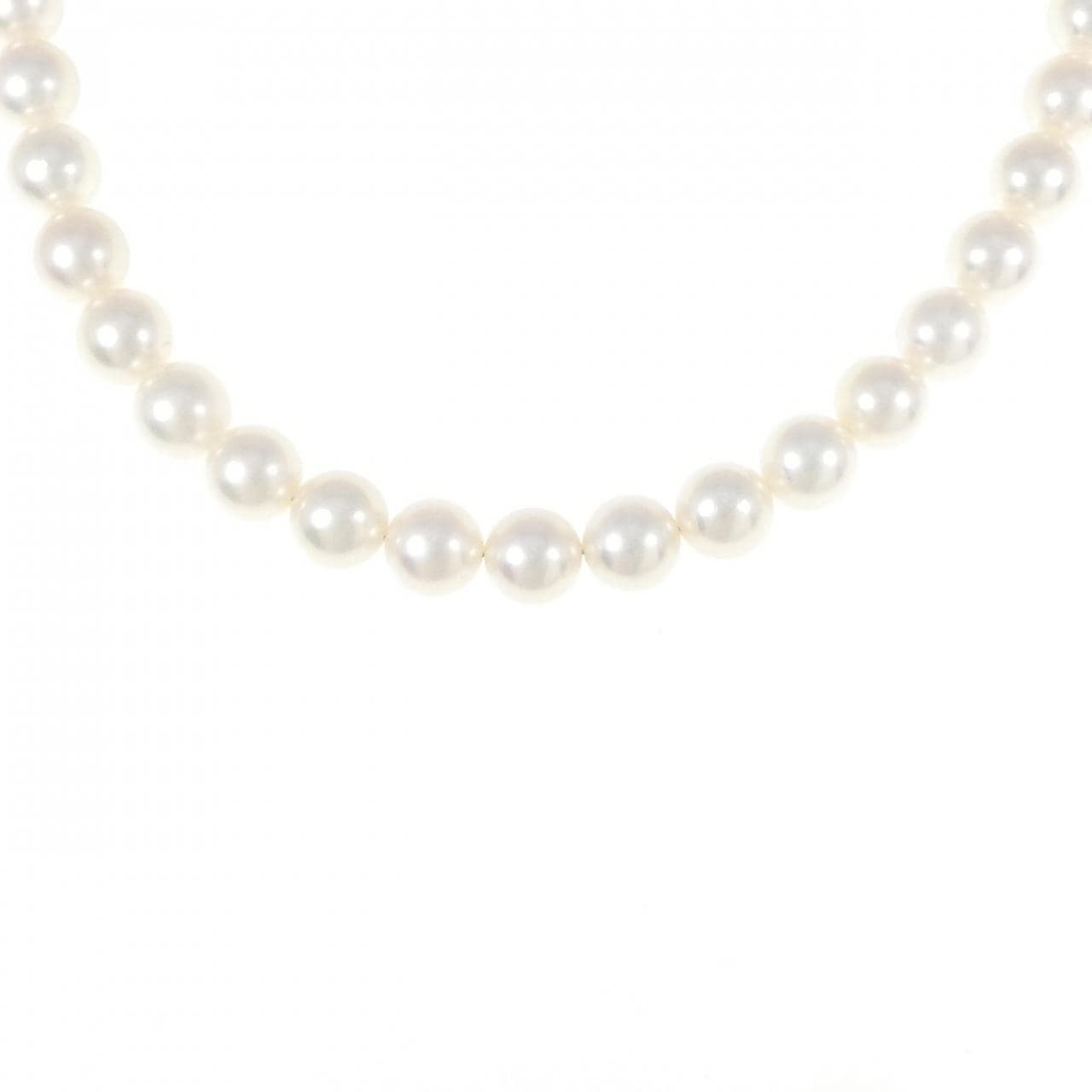 シルバークラスプ アコヤパール ネックレス 7-7.5mm