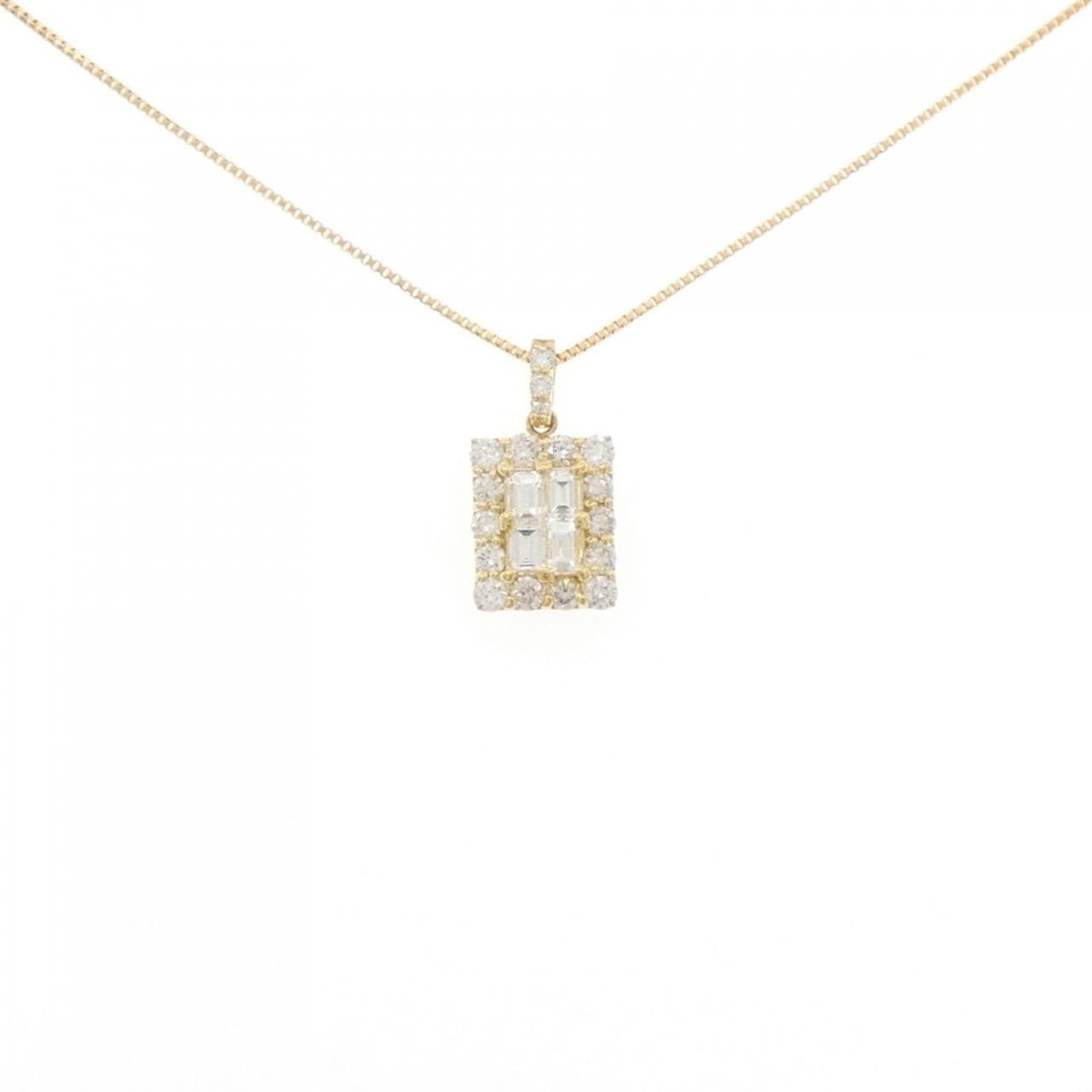 【新品】K18YG ダイヤモンド ネックレス 0.50CT