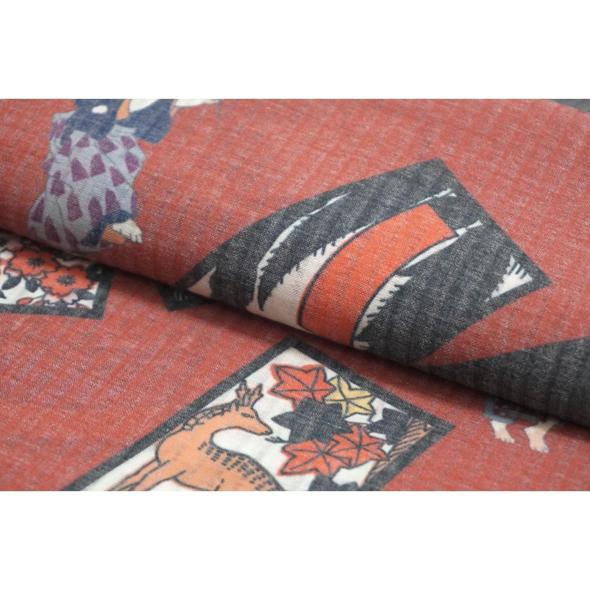 【新品】長襦袢反物　夏用　爽竹【撫松庵】