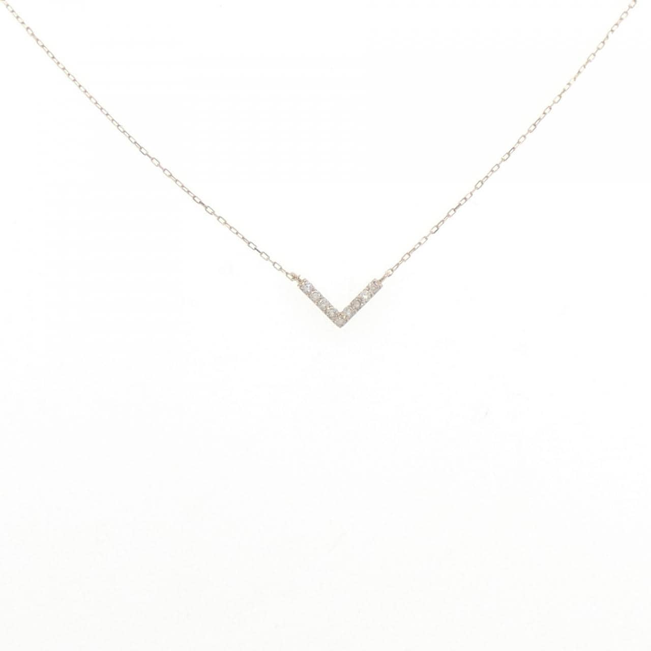 K10YG ダイヤモンド ネックレス 0.06CT