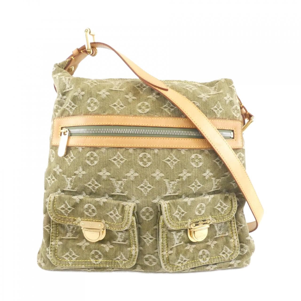 ルイヴィトン モノグラム デニム バギー GM M95211 ショルダーバッグ
