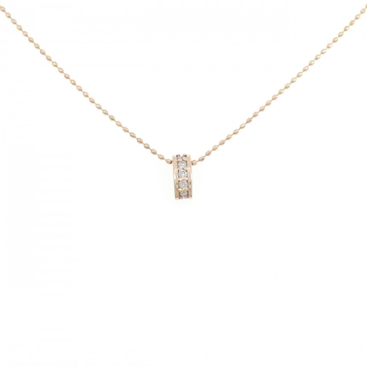 アガット ダイヤモンド ネックレス 0.05CT