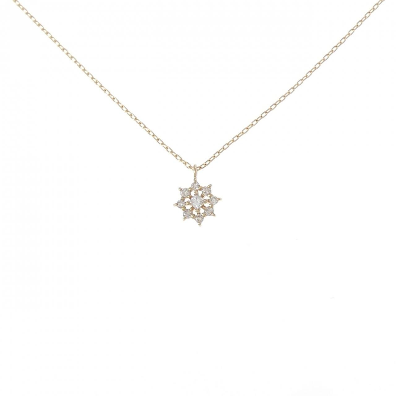 K18YG ダイヤモンド ネックレス 0.05CT