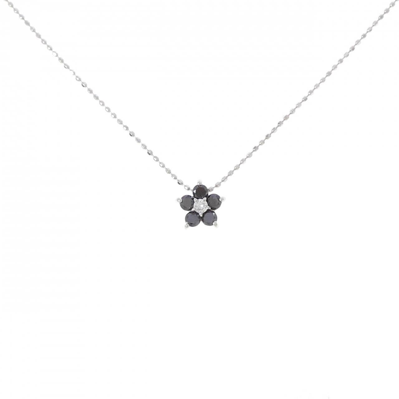 ポンテヴェキオ フラワー ネックレス 0.04CT