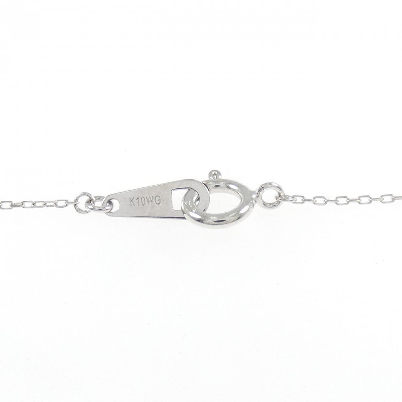 K10WG ダイヤモンド ネックレス 0.14CT