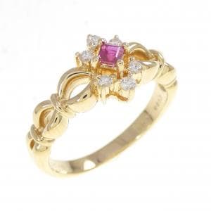 ポーラ ルビー リング 0.11CT