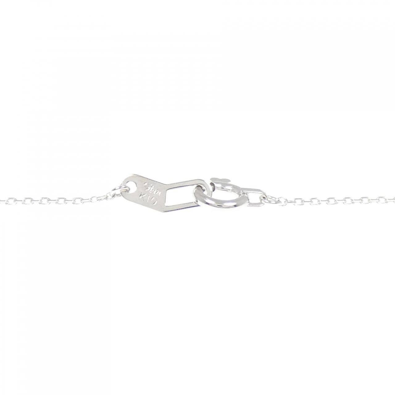 スタージュエリー リボン ダイヤモンド ネックレス 0.03CT