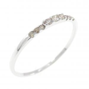K18WG ダイヤモンド リング 0.10CT