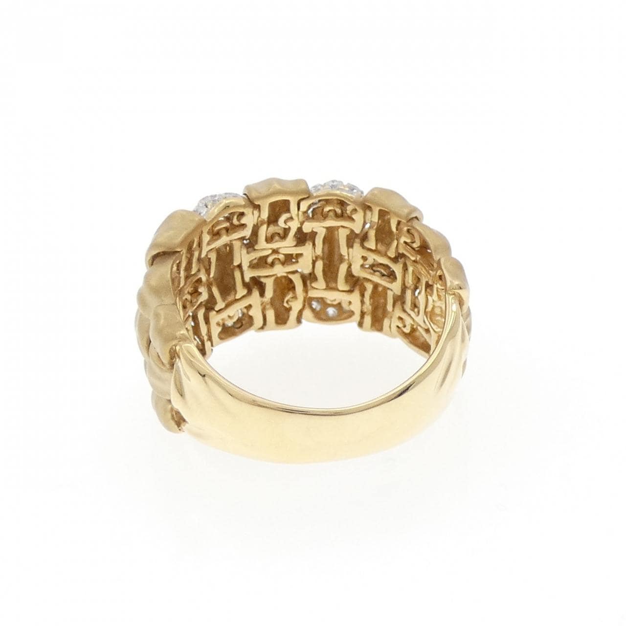 750YG/750WG ダイヤモンド リング 0.83CT