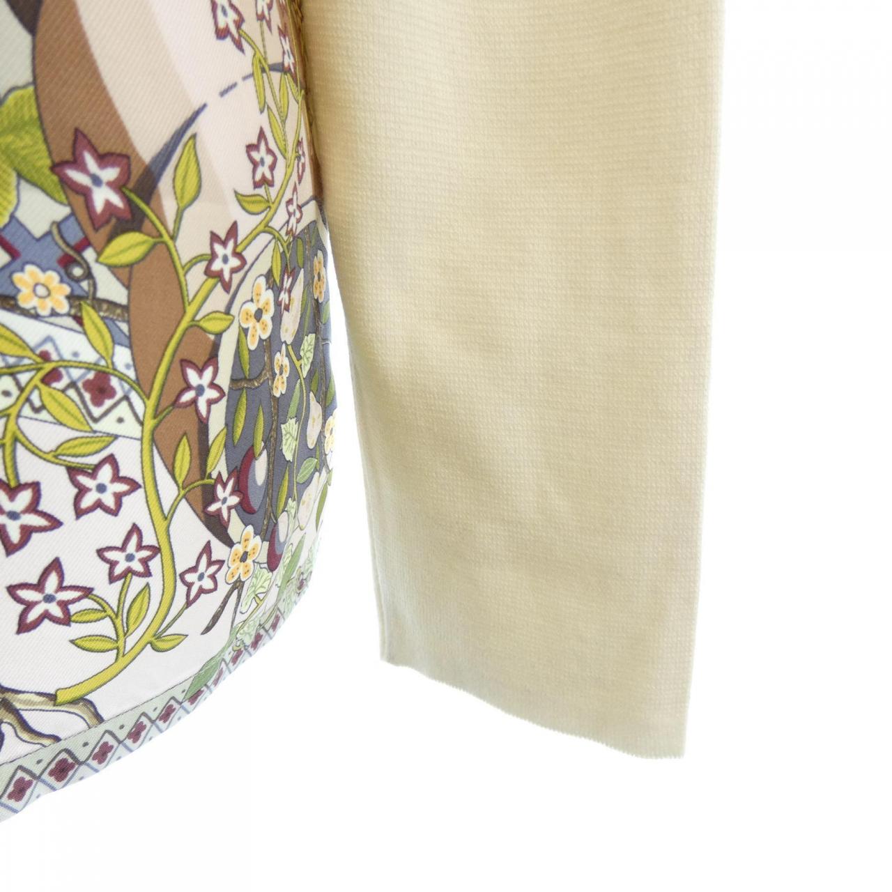 vintage HERMES AXIS MUNDI 斜纹 Reine 上衣