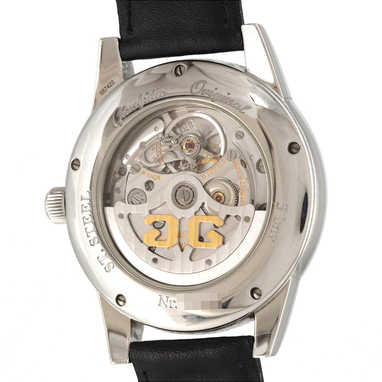 グラスヒュッテ･オリジナル セネタハンドデイト 1-39-58-02-02-04 SS 自動巻