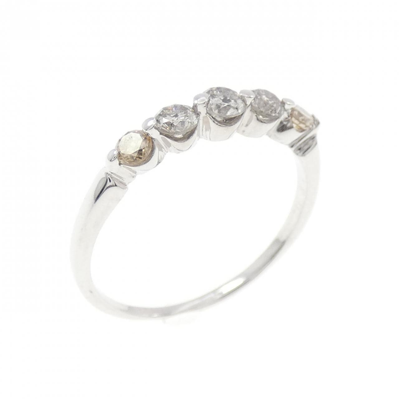 K18WG ダイヤモンド リング 0.50CT