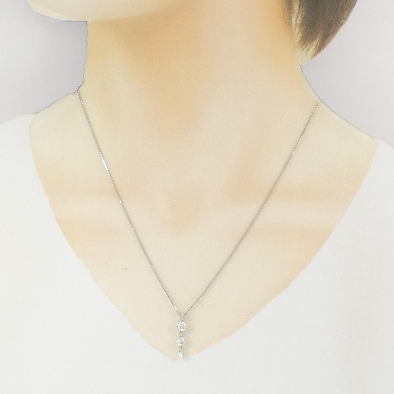 トリロジー ダイヤモンド ネックレス 0.50CT