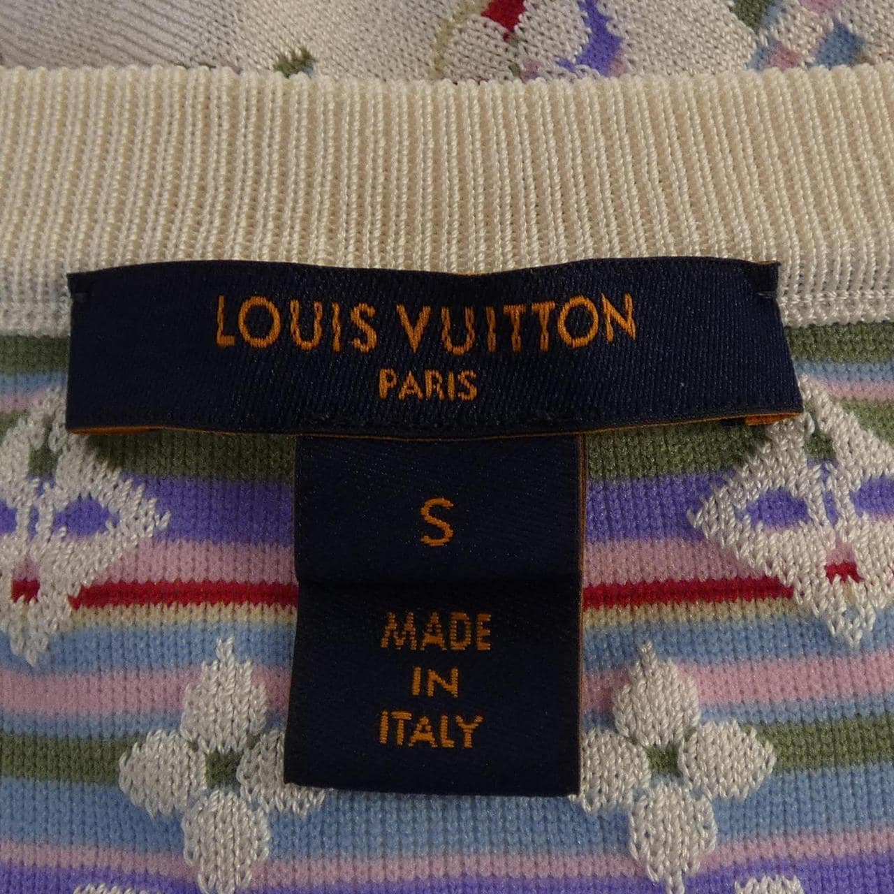 ルイヴィトン LOUIS VUITTON パステルモノグラムニットトップ FNKS99TT9 トップス