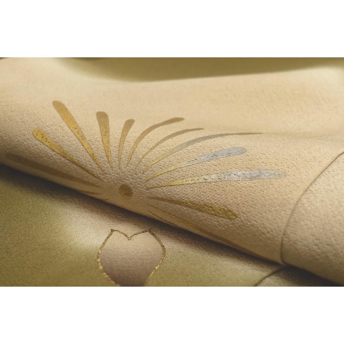 Homongi, gold-colored processing, blur dyeing
