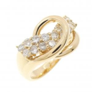 K18YG ダイヤモンド リング 1.00CT