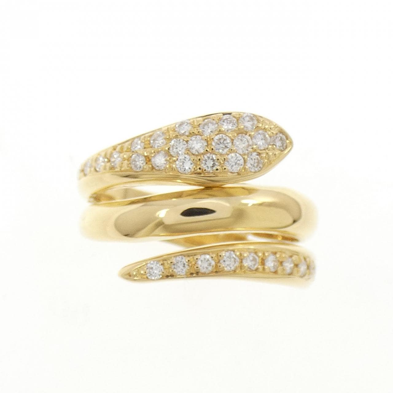 K18YG ダイヤモンド リング 0.33CT