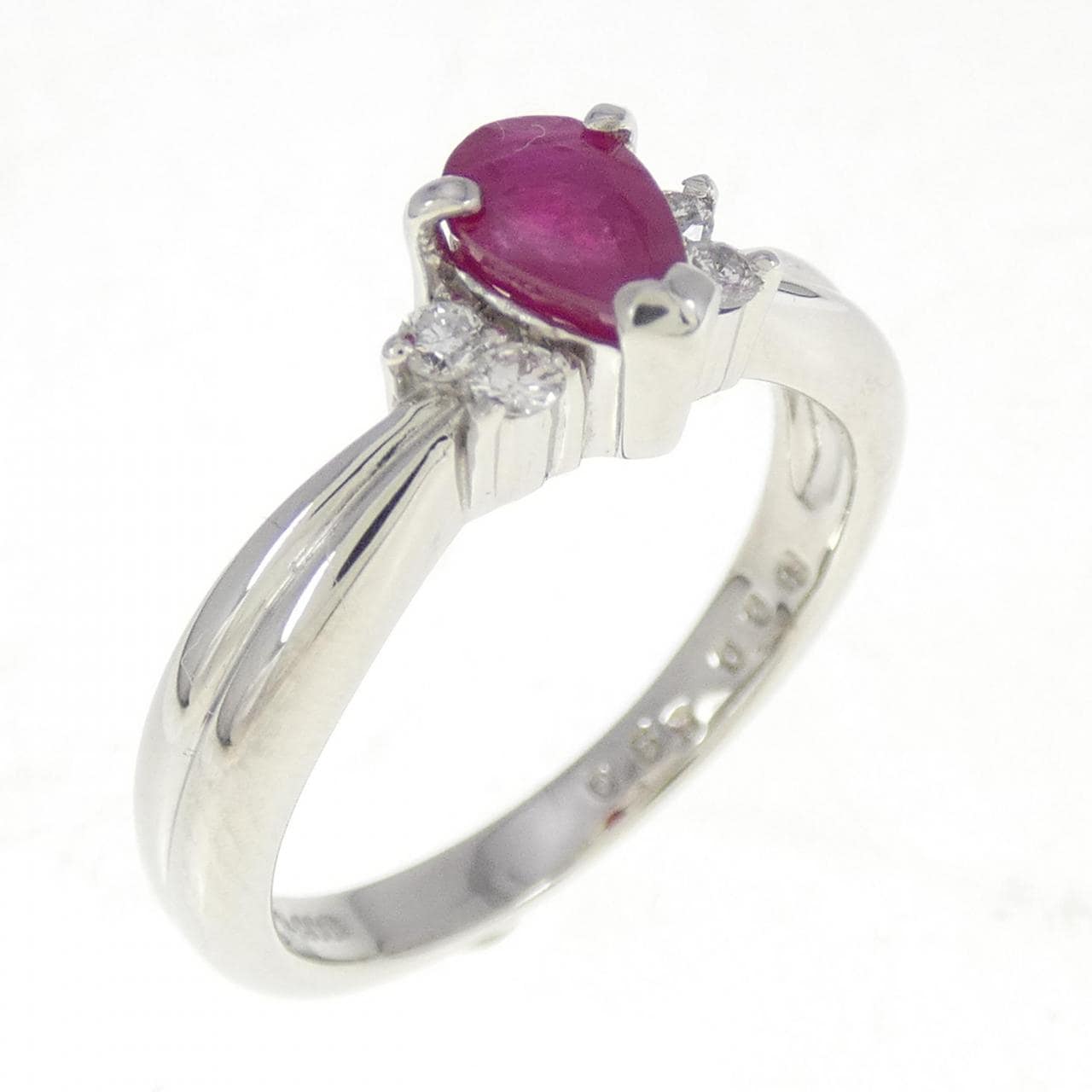 PT ルビー リング 0.58CT